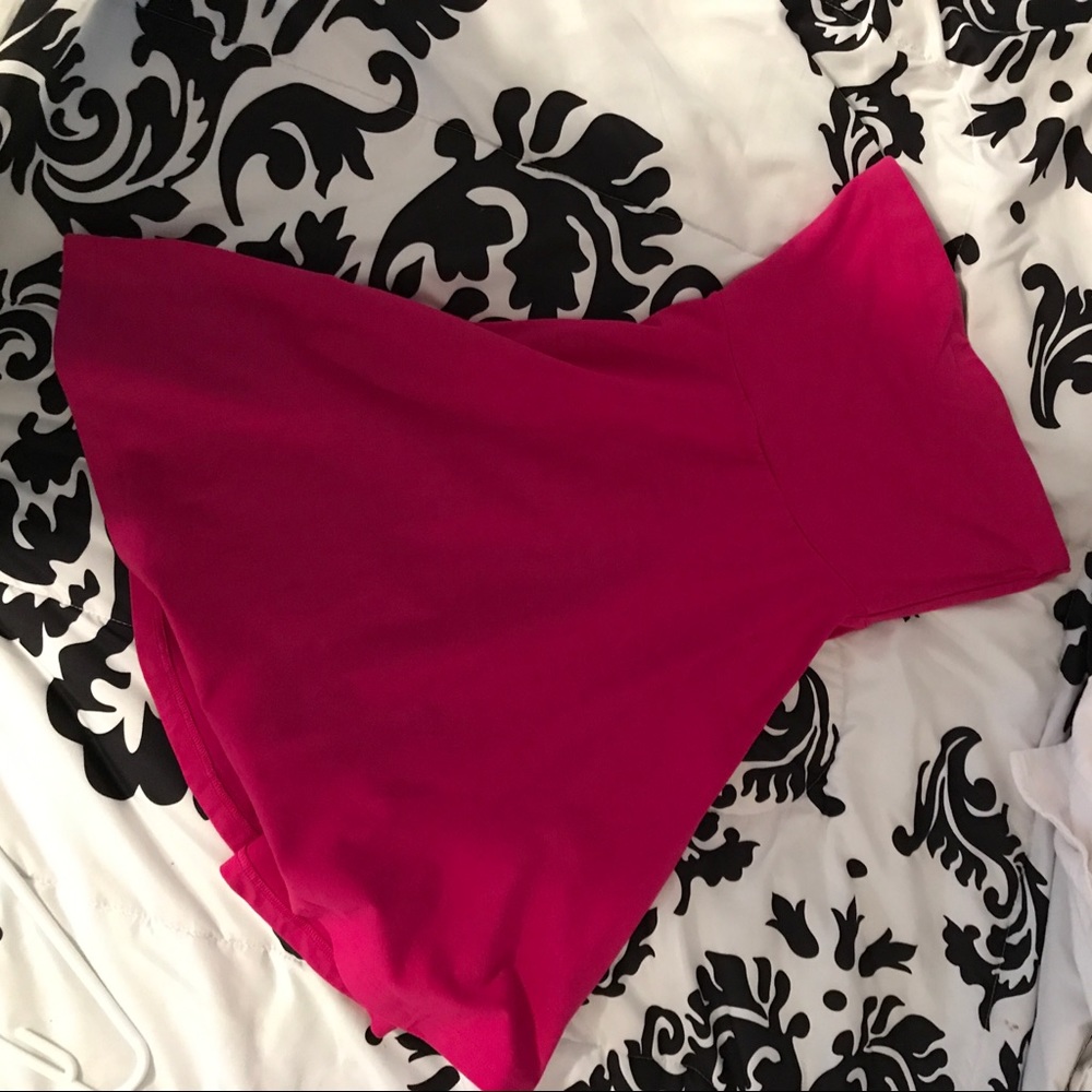 Express sun dress hot pink